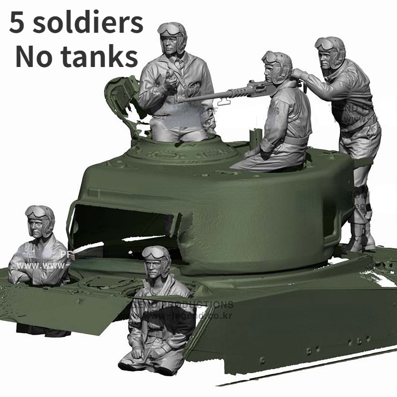 Model Kit Ww2 - 1/16 スケール レジンボディ組み立てモデルキット ミリタリー ホビー ミニチュア