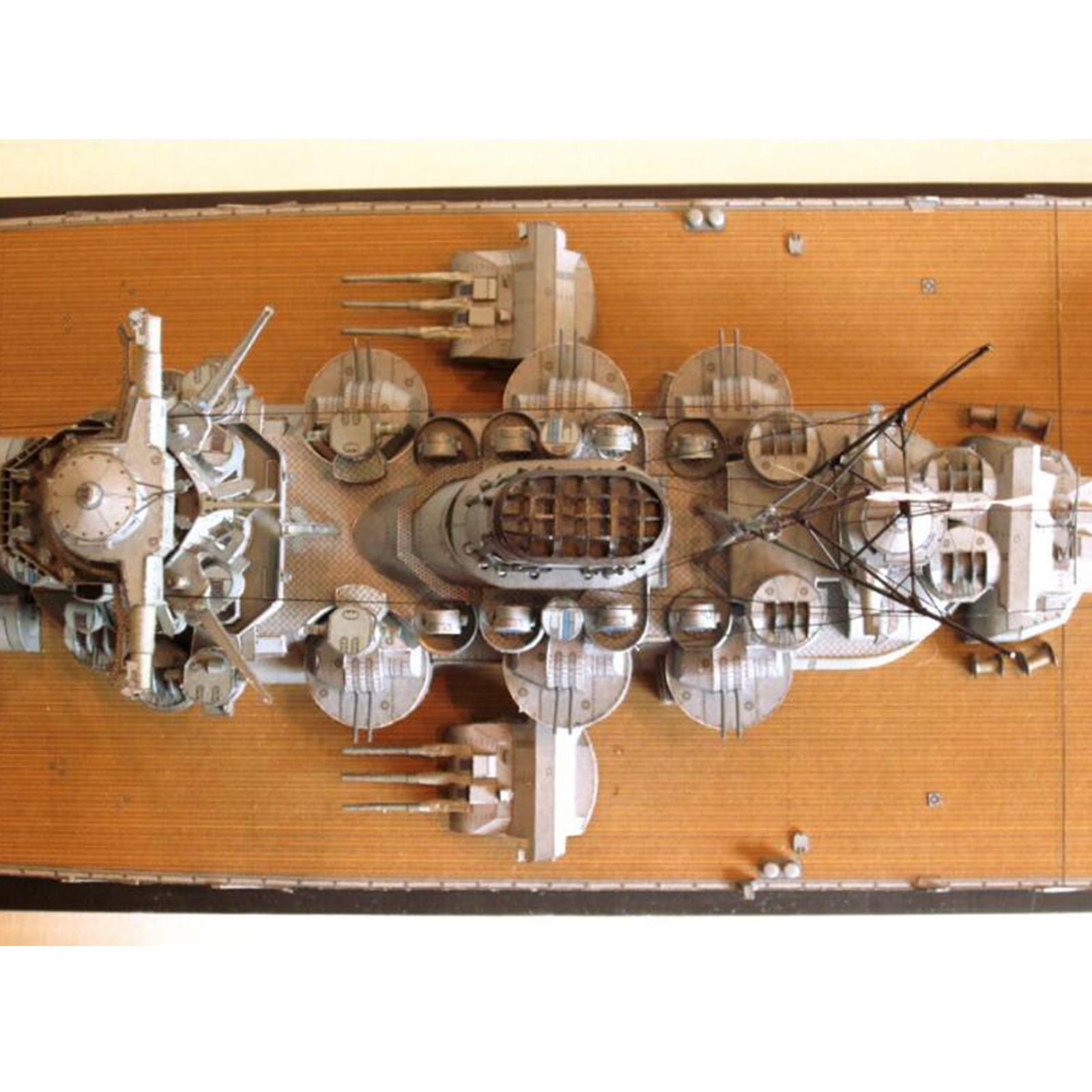 Model Kit Ww2 - 1pc WW2 大和海軍船パズル DIY 紙モデルキット手作りおもちゃ子供大人のための家の装飾装飾品ギフト