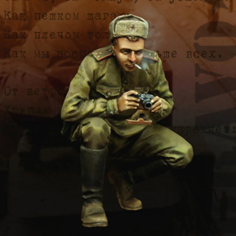 Model Kit Ww2 - 1/35 スケール樹脂フィギュアモデルキット第二次世界大戦ソビエト兵士ミニチュア像未組立未塗装 2226 Diy おもちゃ