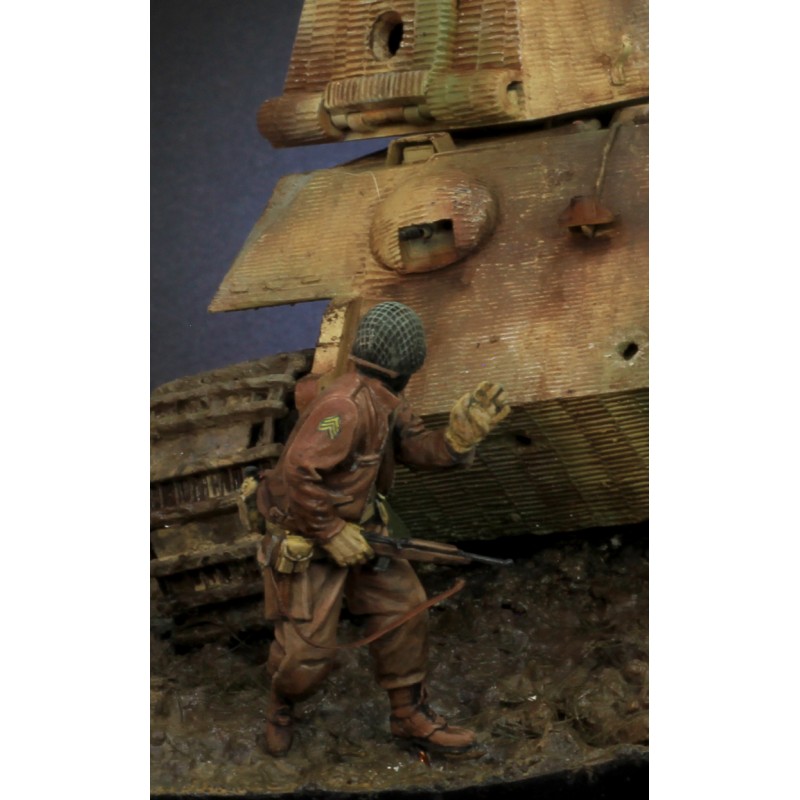 Model Kit Ww2 - 1/35 スケール第二次世界大戦米国歩兵樹脂フィギュアモデルキットホビーミニチュアジオラマおもちゃ未組み立て未塗装 C660