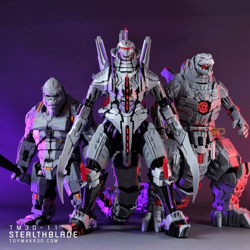 Model Kit Kiryu - 隠しエッジ3Dプリンターカバー,ジッシャープサイドメカニカル,組み立てられた目に見えないエッジ,マルチジョイント