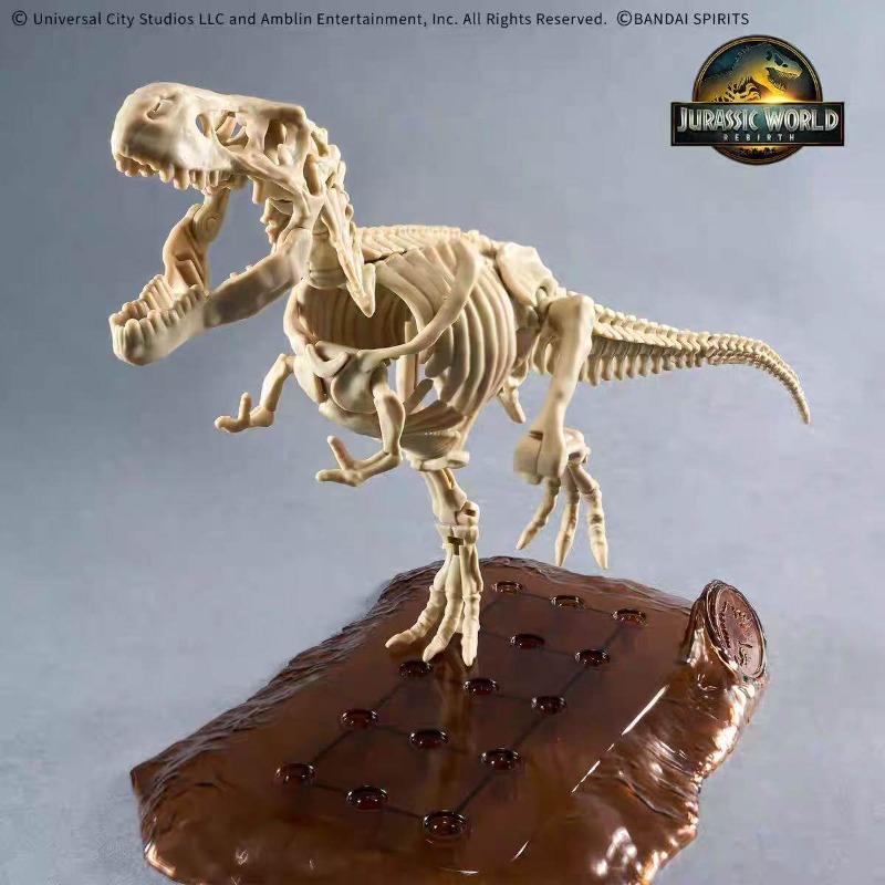 Model Kit Dinosaur Bandai - バンダイ ジュラシック・ワールド 恐竜骨格模型キット - ティラノサウルス モササウルス