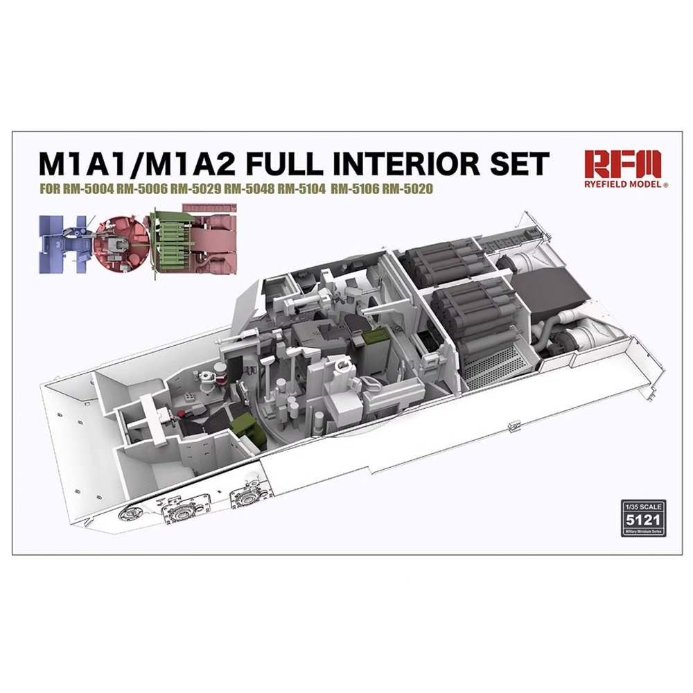 Model Kit History - ライフィールド 5121 1/35 スケール M1A1 M1A2