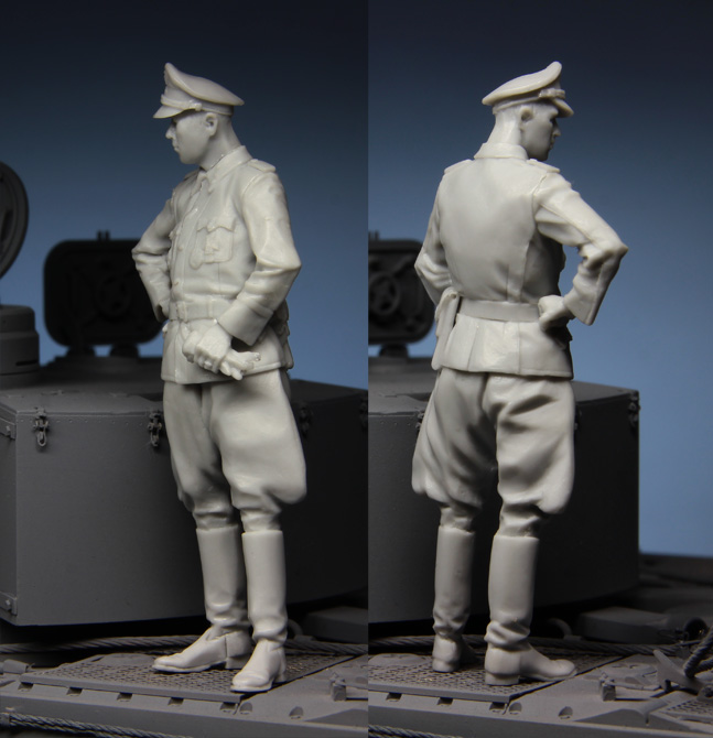 Model Kit Ww2 - 1:35 クルスクの将校の樹脂製キット 趣味の人のための未組み立て彫刻品