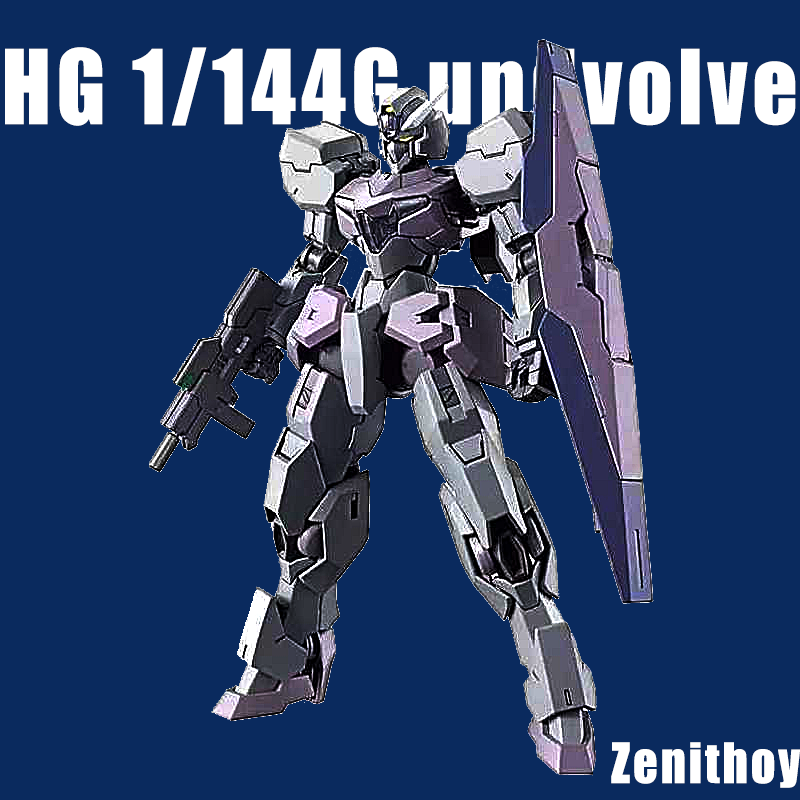 Gundam Model Mg - HG 144 魔女から水星シリーズ Gundvolve ポーズ可能なスナップフィットモデルキットモバイルヒューマノイドロボットアセンブリアクションフィギュア収集ギフト