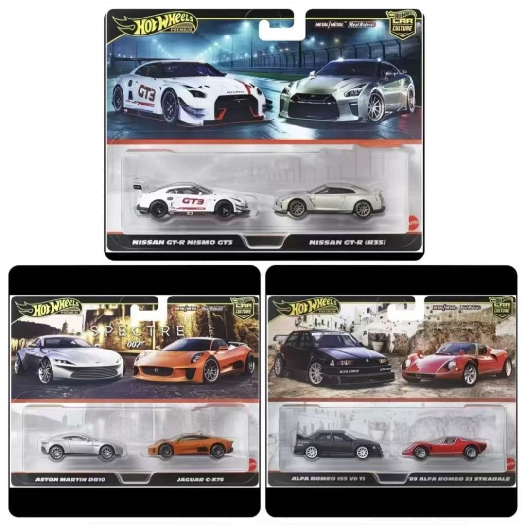 Model Kit Alfa Romeo - 2026年新作 マテル ホットウィール オリジナル カルチュラルカー 子供用おもちゃ