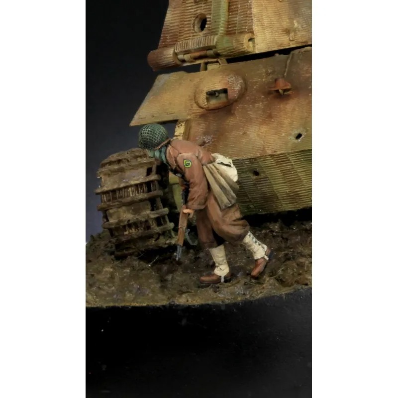 Model Kit Ww2 - 1/35 スケール樹脂フィギュアモデルキット第二次世界大戦米国歩兵歴史軍事ミニチュアおもちゃ未組み立て未塗装 C656