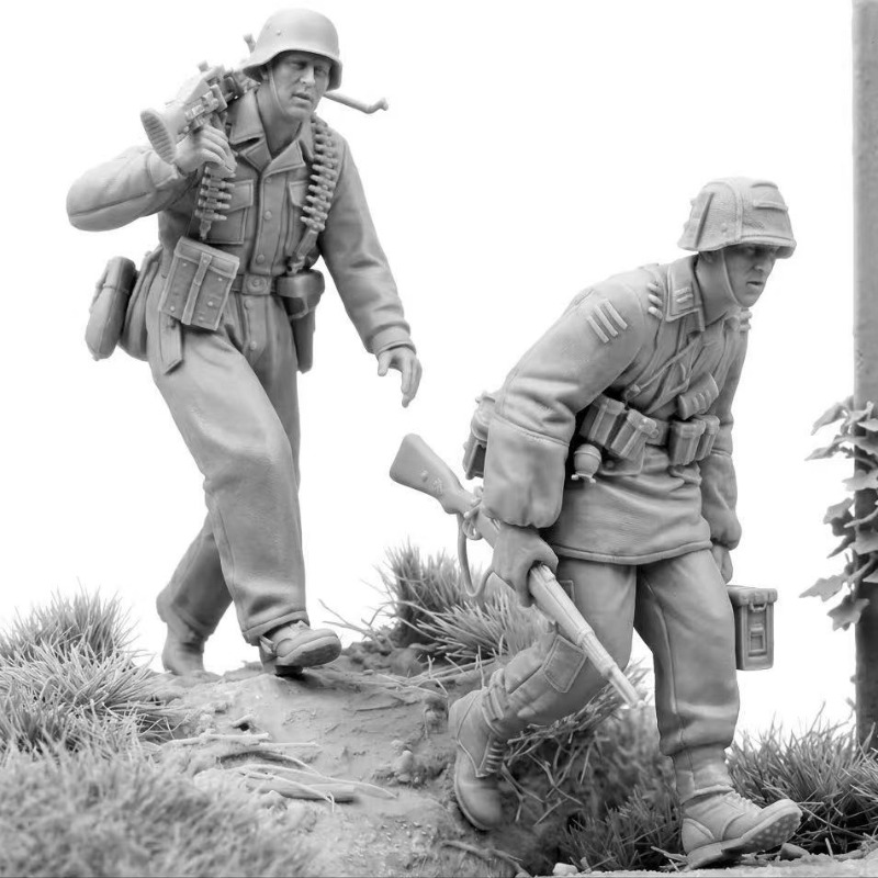 Model Kit History - 1/35 スケール レジンフィギュア モデルキット 第二次世界大戦 ヨーロッパ兵士