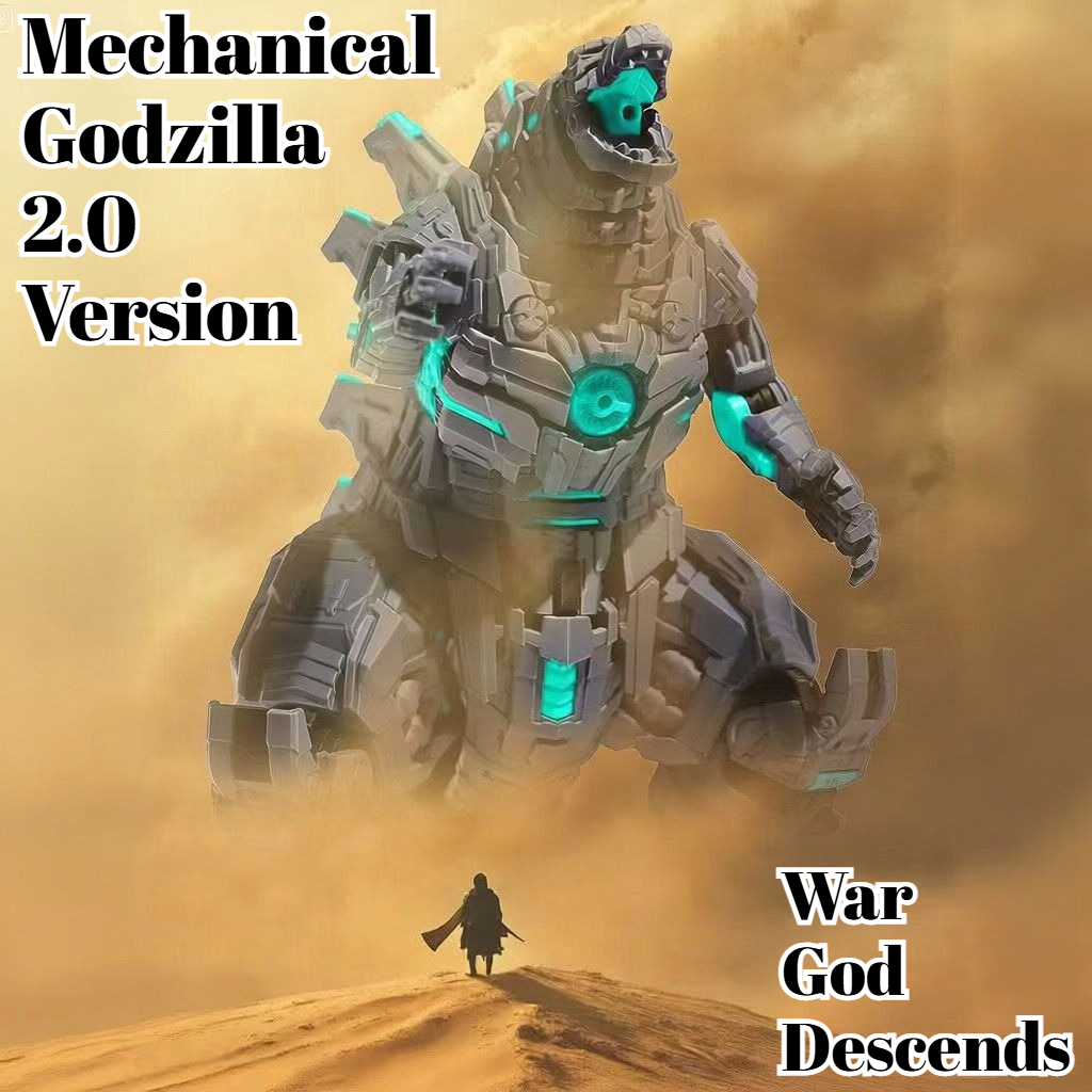 Model Kit Kiryu - 3Dプリントされたメカニカルゴジラ2.0バージョン完成組み立て済み玩具、完全可動関節付きコレクタブルモデル、男の子へのギフト