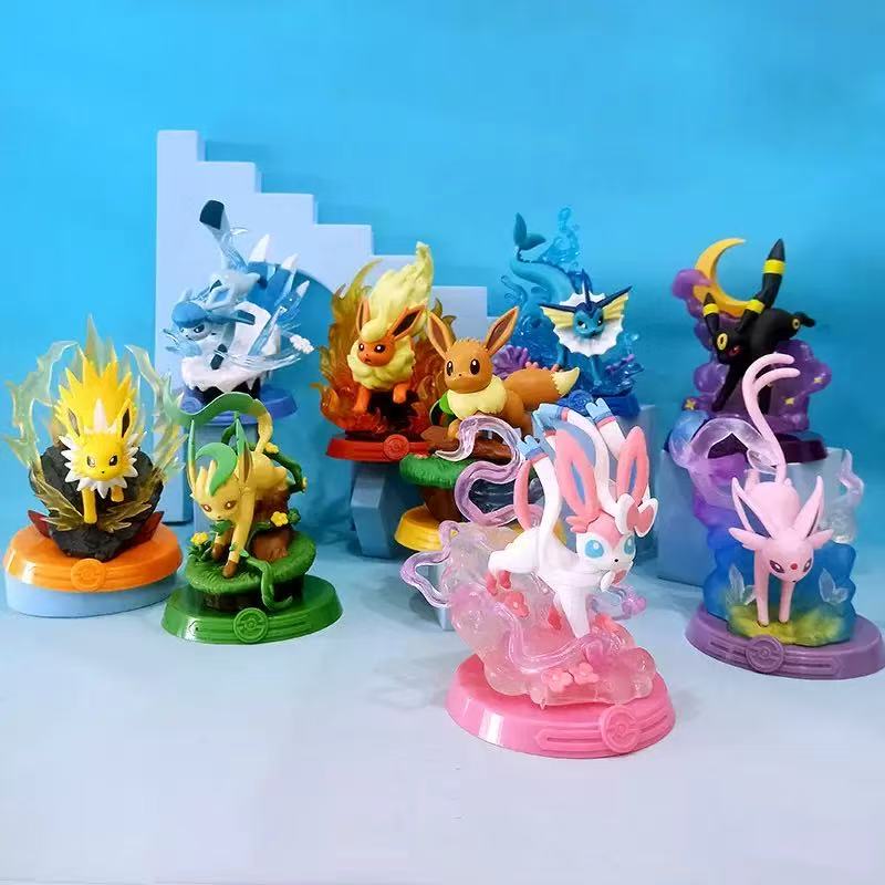 アニメポケモン Funism アドベンチャーイーブイファミリ - Model Kit Pokemon のレビューと価格