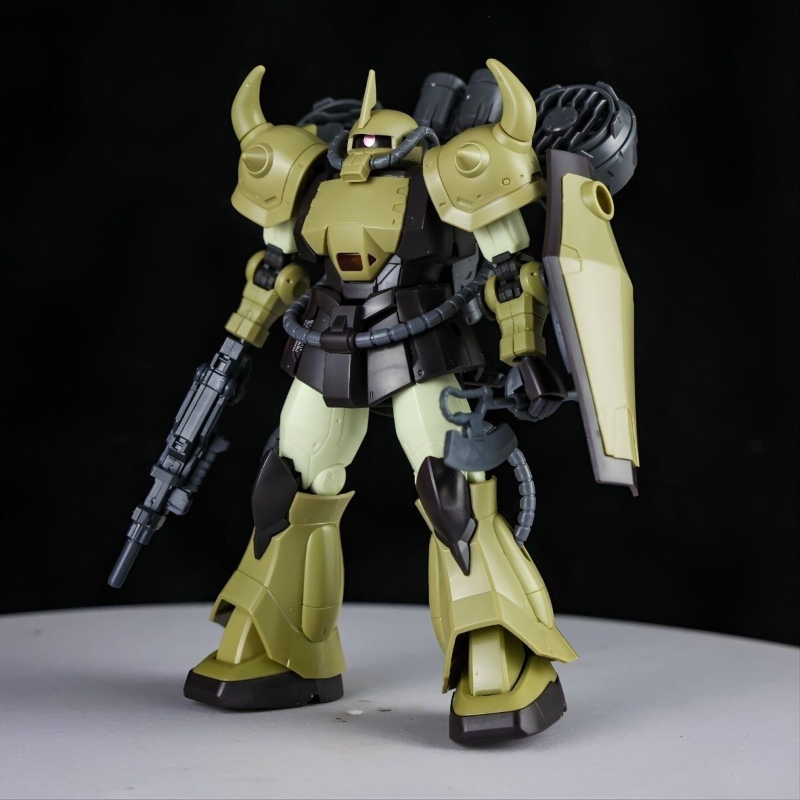 新しいホット HG 1/144 デザートイエローホーンドメカ - Model Kit Mecha のレビューと価格