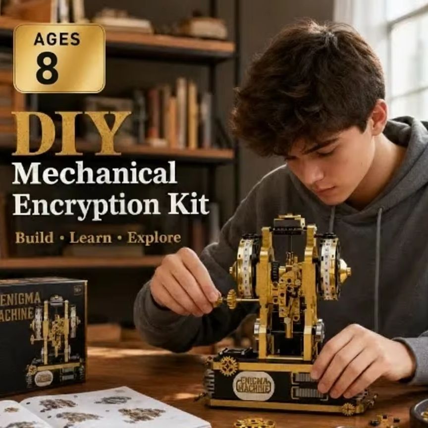 エニグママシン ビルディングブロックセット レトロ機械組み立 - Model Kit History のレビューと価格