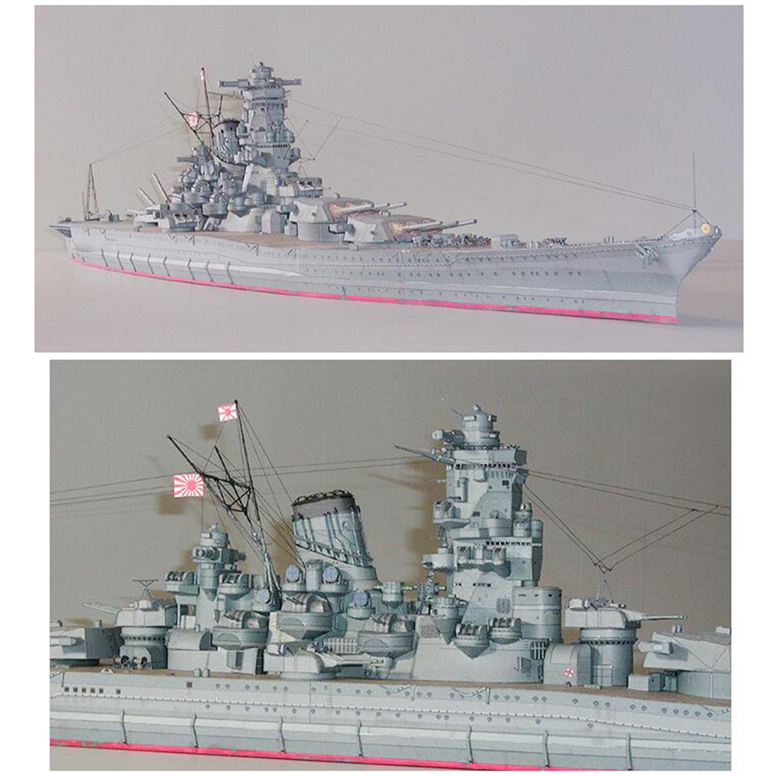 1pc WW2 大和海軍船パズル DIY 紙モデルキット手作 - Model Kit Ww2 のレビューと価格