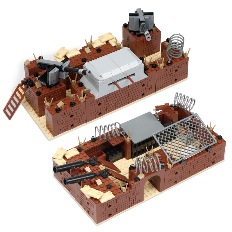 ホット WW2 軍事トレンチバンカー防衛基地バンカーモデル構 - Model Kit Ww2 のレビューと価格