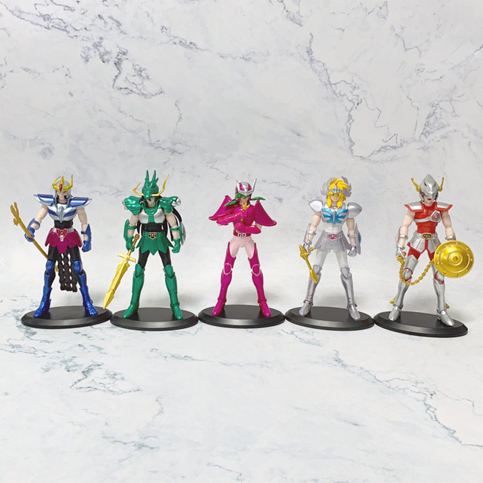 在庫ありアニメフィギュア鳳凰一輝氷河星矢紫龍立ち鎧モデル子供 - Model Kit Kiryu のレビューと価格