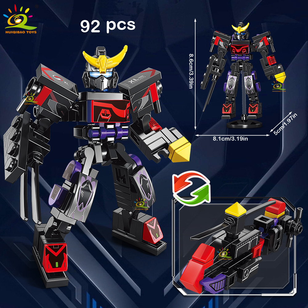 HUIQIBAO 変形ロボットビルディングブロックセット 2 - Model Kit Mecha のレビューと価格
