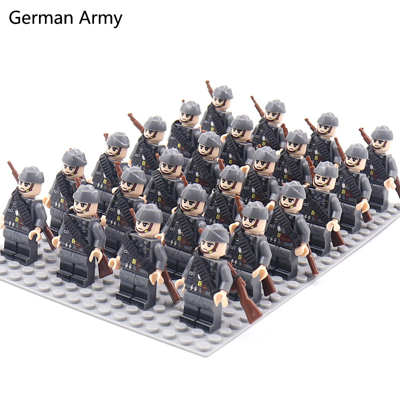 WW2 24 ピース/ロット軍事兵士ビルディングブロックセッ - Model Kit Ww2 のレビューと価格