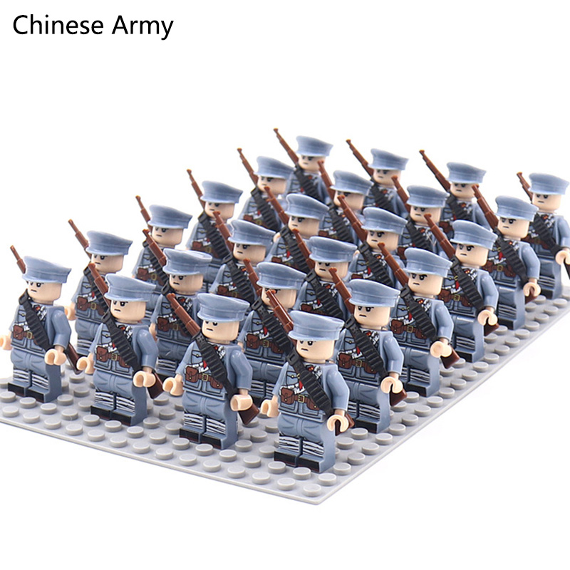 WW2 24 ピース/ロット軍事兵士ビルディングブロックセッ - Model Kit Ww2 のレビューと価格