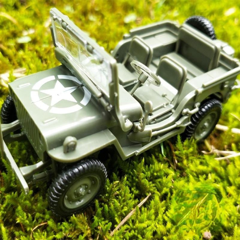 4D 組み立て済み 1/48 ウィリス ジープ SUV 軍用 - Model Kit Jeep のレビューと価格