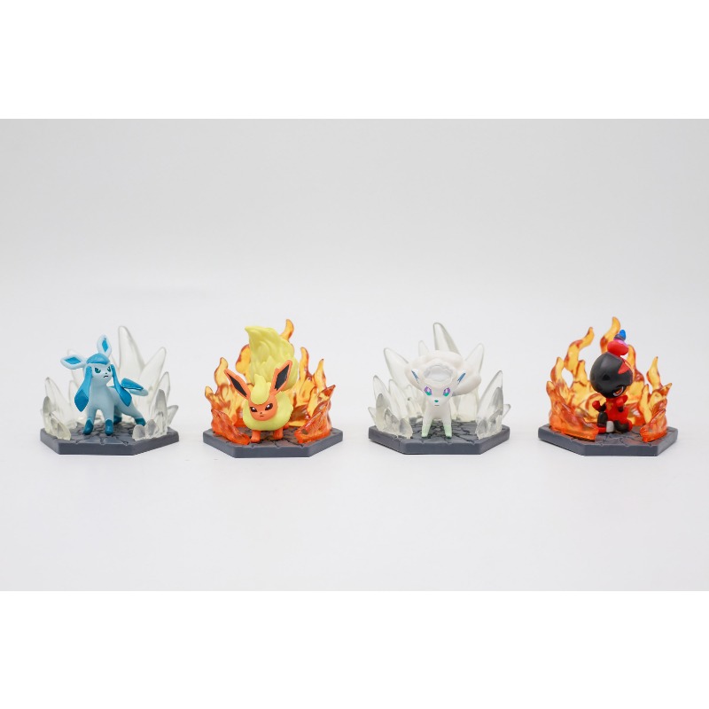 ポケモンブラインドボックスおもちゃチャーカデットフレアオング - Model Kit Pokemon のレビューと価格