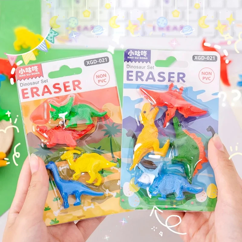 4 ピース/1 セットクリエイティブ漫画 3D 恐竜モデリン - Model Kit Dinosaur Bandai のレビューと価格