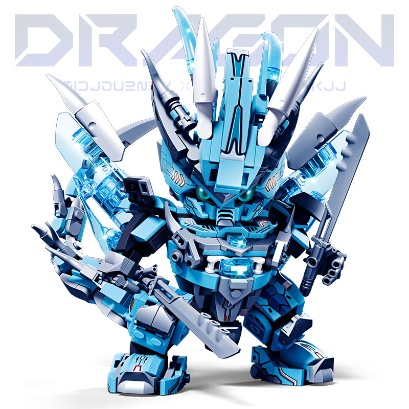 2 in 1 変形可能なメカロボット都市ビルディングブロック - Model Kit Mecha のレビューと価格