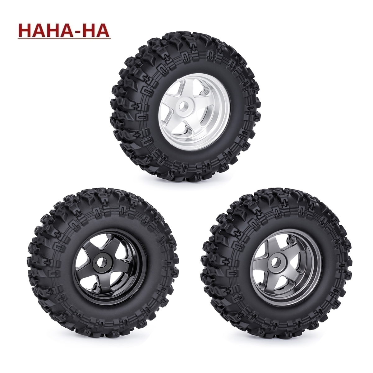 0.7インチアルミ5スポークビードロックホイールリムタイヤセ - Model Kit Jeep のレビューと価格