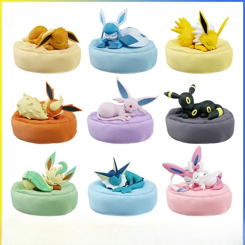 ポケモンイーブイ睡眠姿勢シリーズブラインドボックスアニメアク - Model Kit Pokemon のレビューと価格