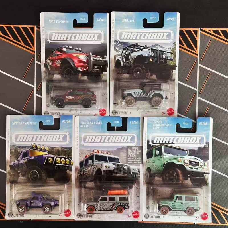 マッチボックス ダイキャストカー 1:64 オフロード車セッ - Model Kit Jeep のレビューと価格