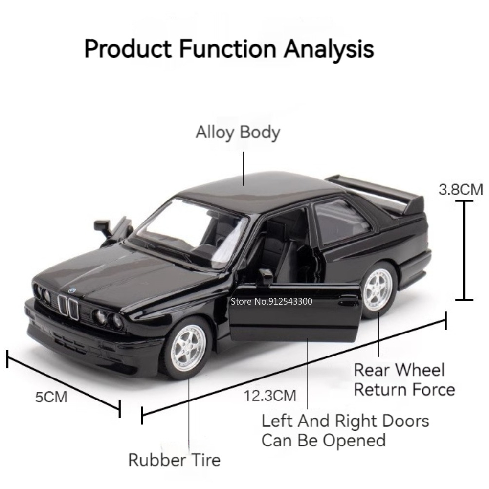 1/36 BMW M3 1987 合金おもちゃの車モデル金属 - Model Kit Alfa Romeo のレビューと価格