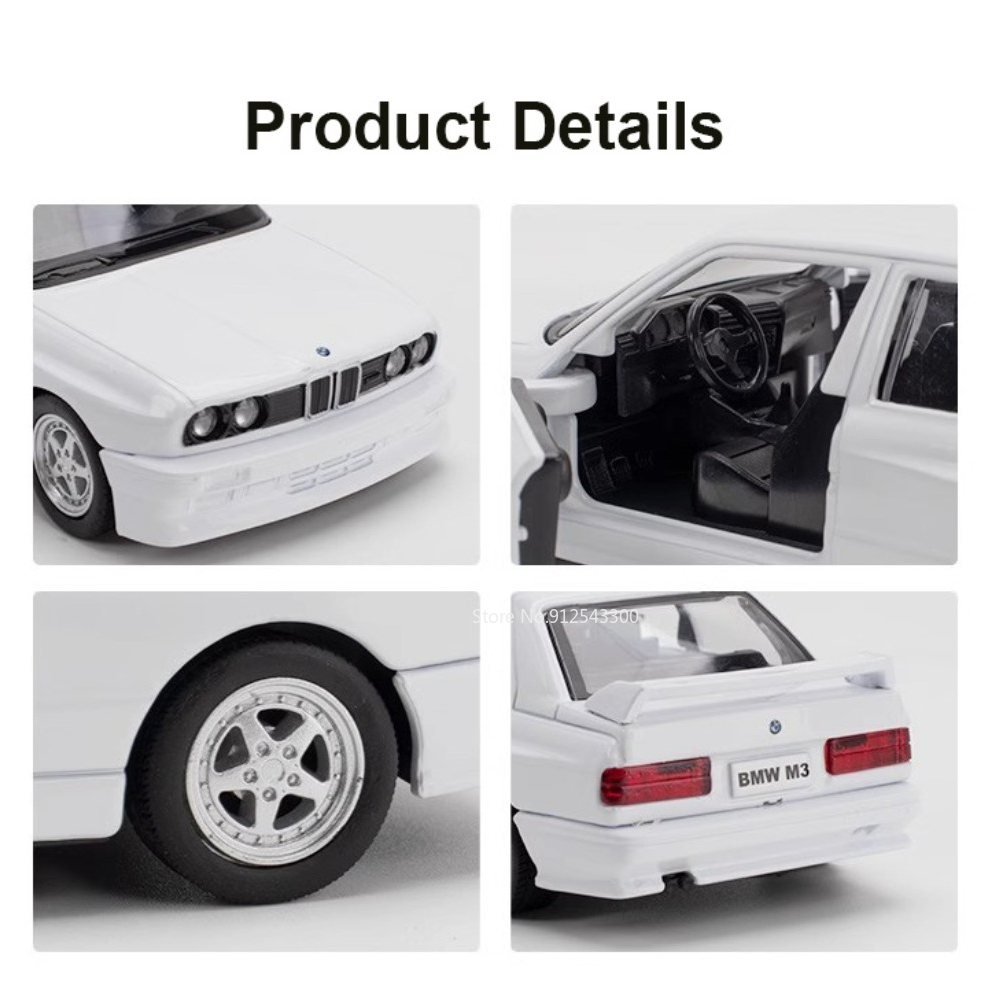 1/36 BMW M3 1987 合金おもちゃの車モデル金属 - Model Kit Alfa Romeo のレビューと価格