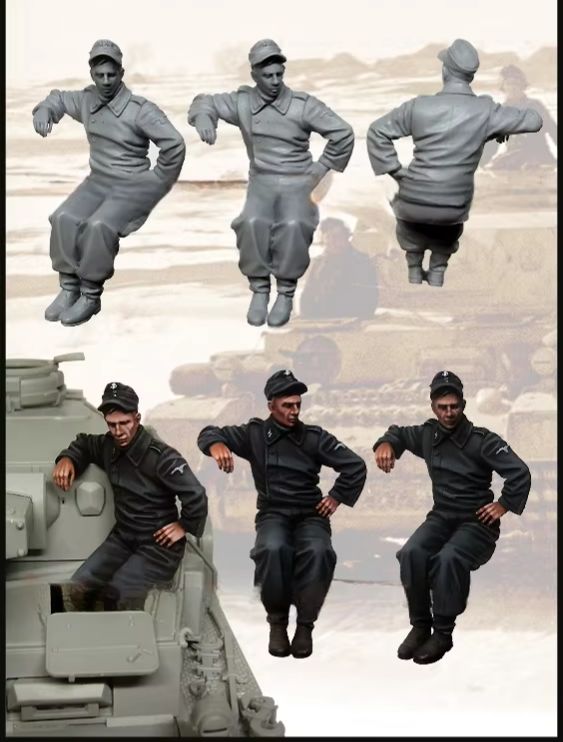 モデルキット 1:35 モデルキット レジンキット 戦車に座 - Model Kit Ww2 のレビューと価格