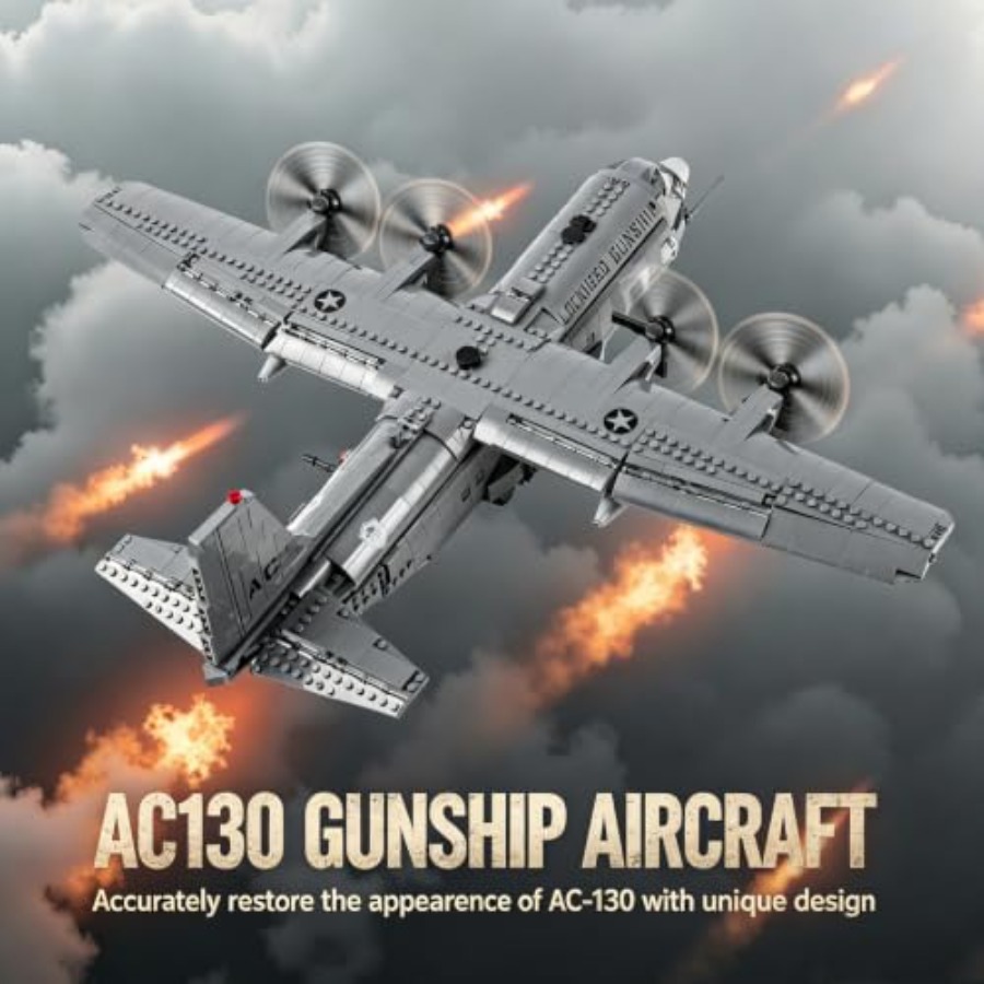 第二次世界大戦軍事展示用モデルキット：AC-130ガンシップ - Model Kit Ww2 のレビューと価格