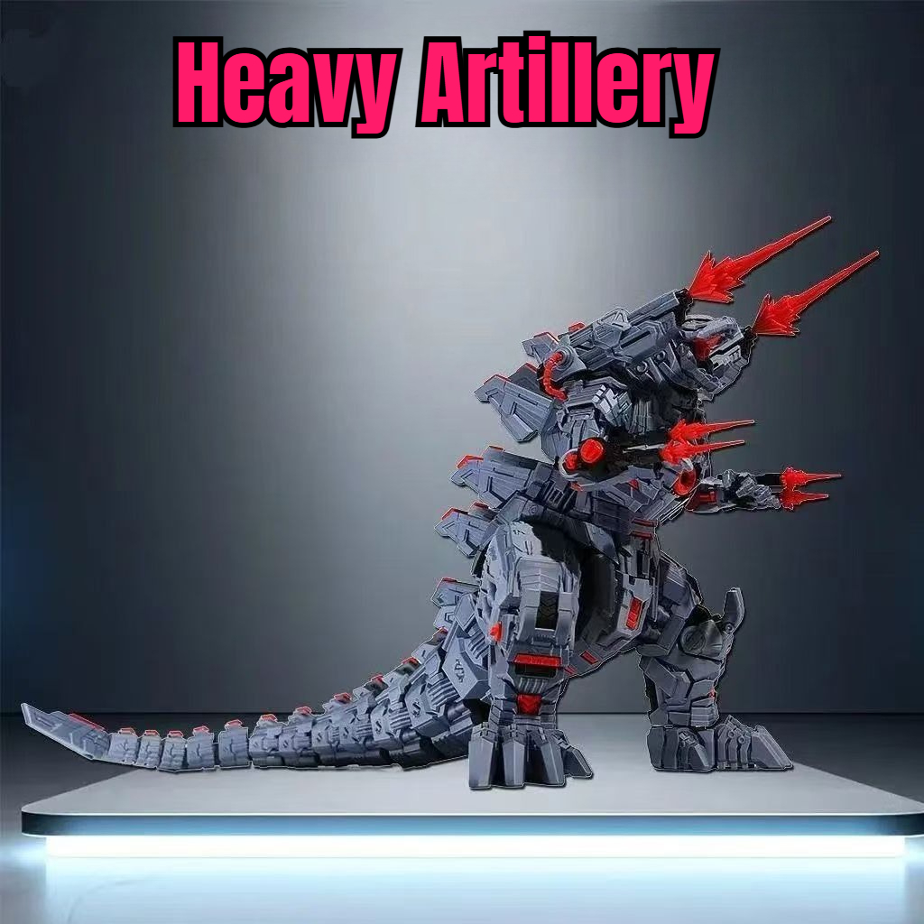 3Dプリントされたメカニカルゴジラ2.0バージョン完成組み立 - Model Kit Kiryu のレビューと価格