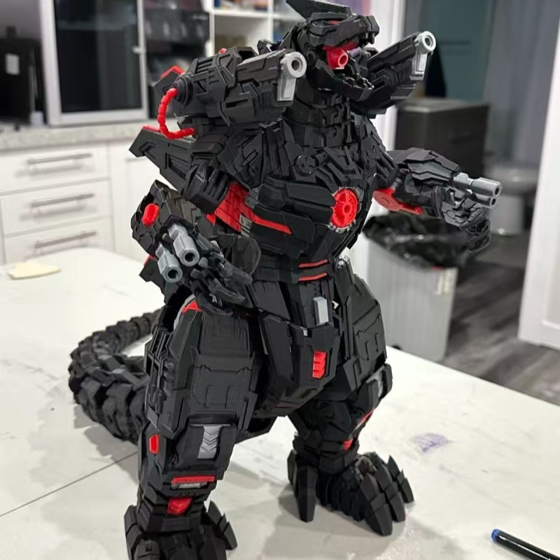 3Dプリントされたメカニカルゴジラ2.0バージョン完成組み立 - Model Kit Kiryu のレビューと価格