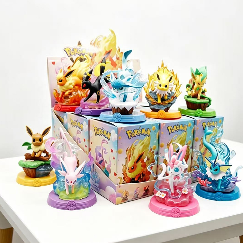 8種類のポケモンアクションドール、ピカチュウアドベンチャー、 - Model Kit Pokemon のレビューと価格
