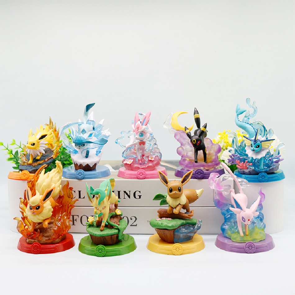 8種類のポケモンアクションドール、ピカチュウアドベンチャー、 - Model Kit Pokemon のレビューと価格