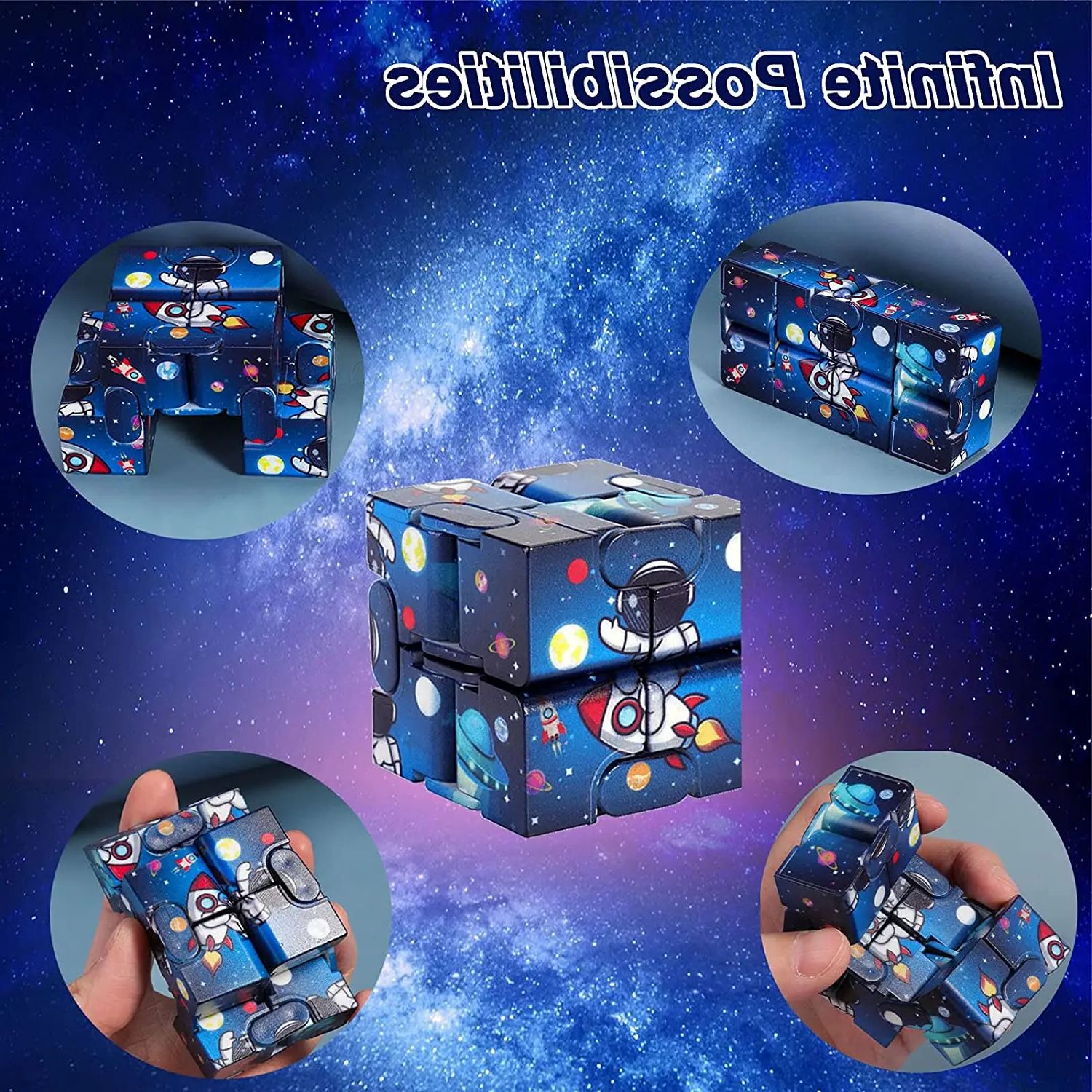 無限フリップマジックキューブ星空パズルおもちゃ四隅迷路おもち - Model Kit Infinite Dimension のレビューと価格